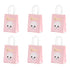 Pink Halloween Skeleton Treat Bags