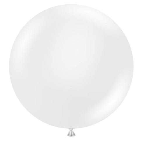 Crystal Clear | 17 INCH | Tuftex Latex Balloons | Package 6