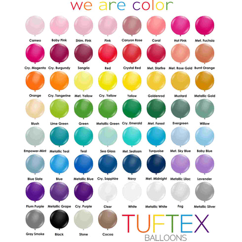 Metallic Midnight Blue | 17 INCH | Tuftex Latex Balloons