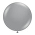 Metallic Silver | 36 INCH | Tuftex Latex Balloons | Each