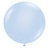 Monet Matte Baby Blue | 17 INCH | Tuftex Latex Balloons | Package 6