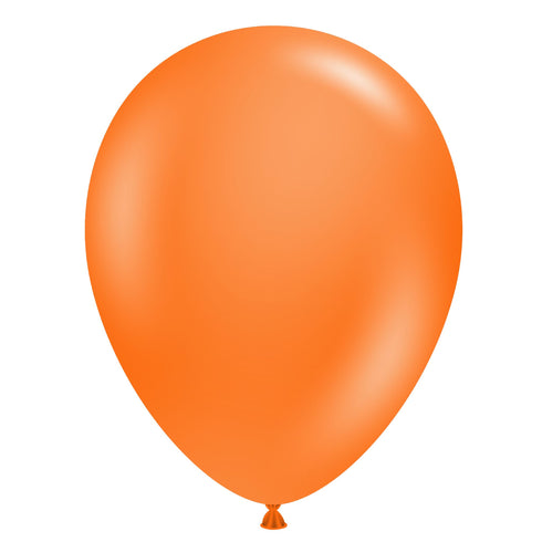 Orange | 11 INCH | Tuftex Latex Balloons | Package 10