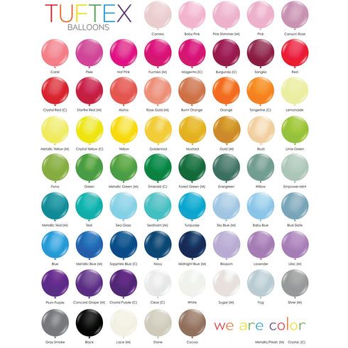 Starfire Red Metallic | 17 INCH | Tuftex Latex Balloons