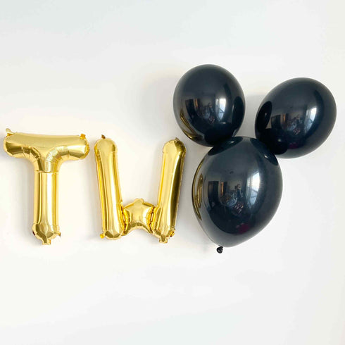 Two Mouse Head Balloons | Silver | Gold | Rose Gold | Pink | Blue