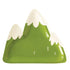 Wilderness Mountain Shaped Paper Party Plates | Package 8
