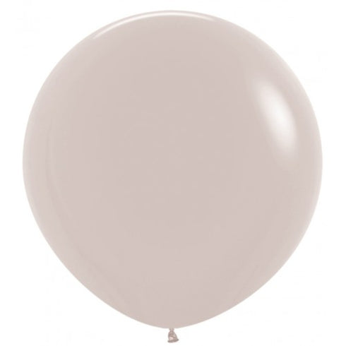 Deluxe White Sand | 24 INCH | Sempertex (Betallatex) Latex Balloons