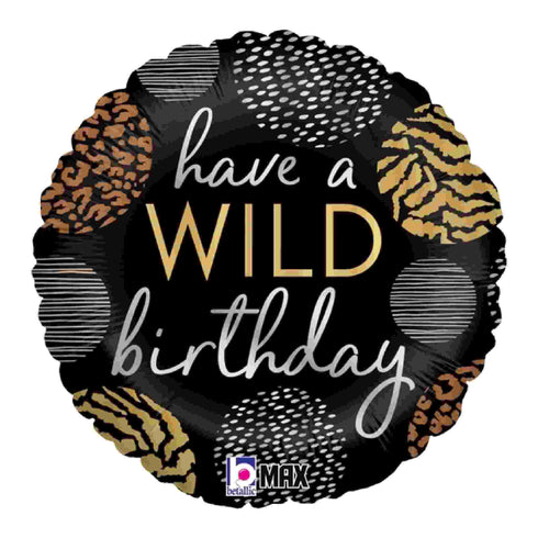 Wild Birthday Animal Print Balloon | 18 Inch