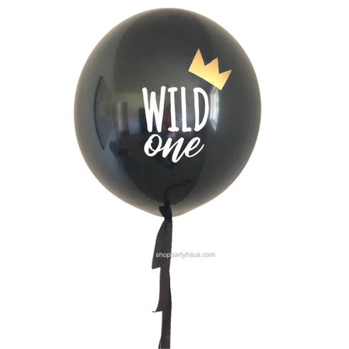 WILD ONE Custom Latex Birthday Balloons