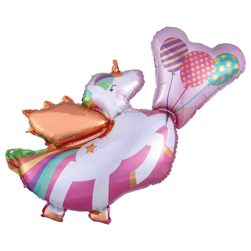 Winged Unicorn Balloon | 34 INCH