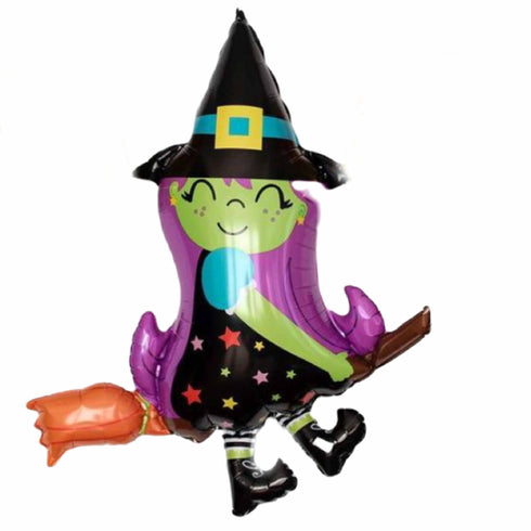 Cute Witch Halloween Balloon | 38 INCH