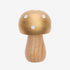 Mushroom Wood Decor | Gold Polka Dot