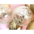 Hand Cut Confetti Balloons | Blush Pink & Metallic Gold