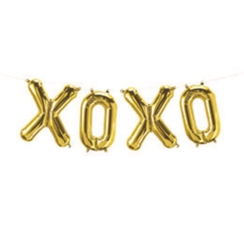 XOXO Valentines Day Balloons | Red | Silver | Rose Gold | Gold | Pink | Blue