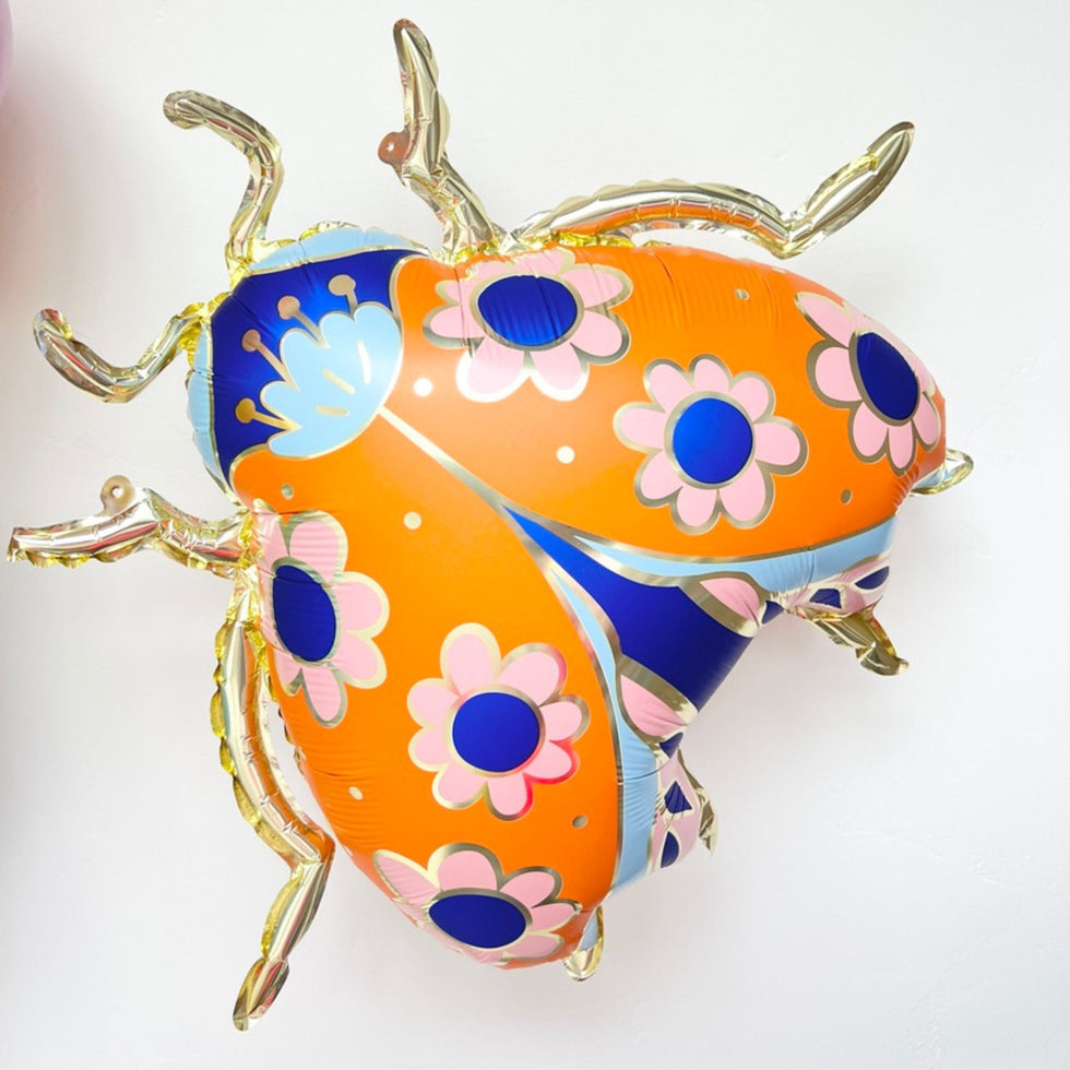 Floral Ladybug Bug Foil Balloons | partyHAUS