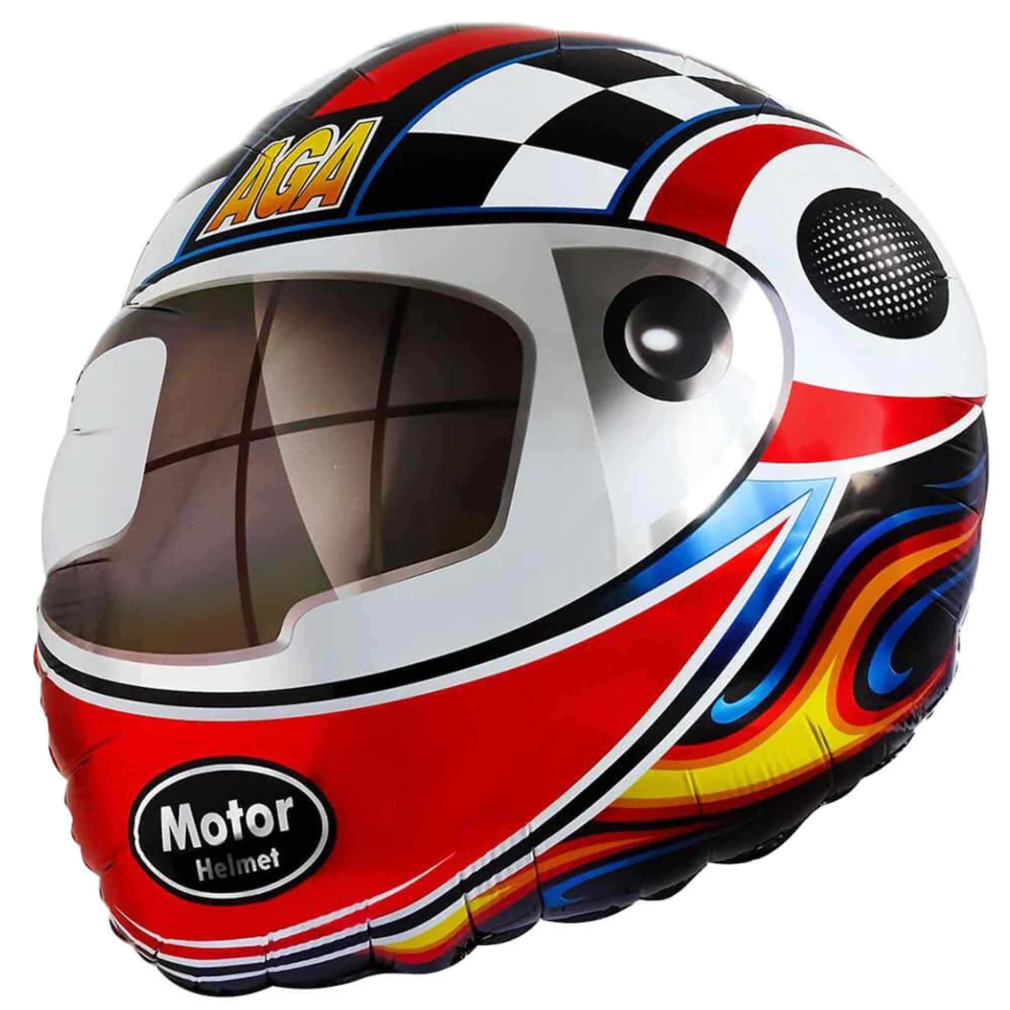 Motorcycle Racing Helmet Foil Balloons