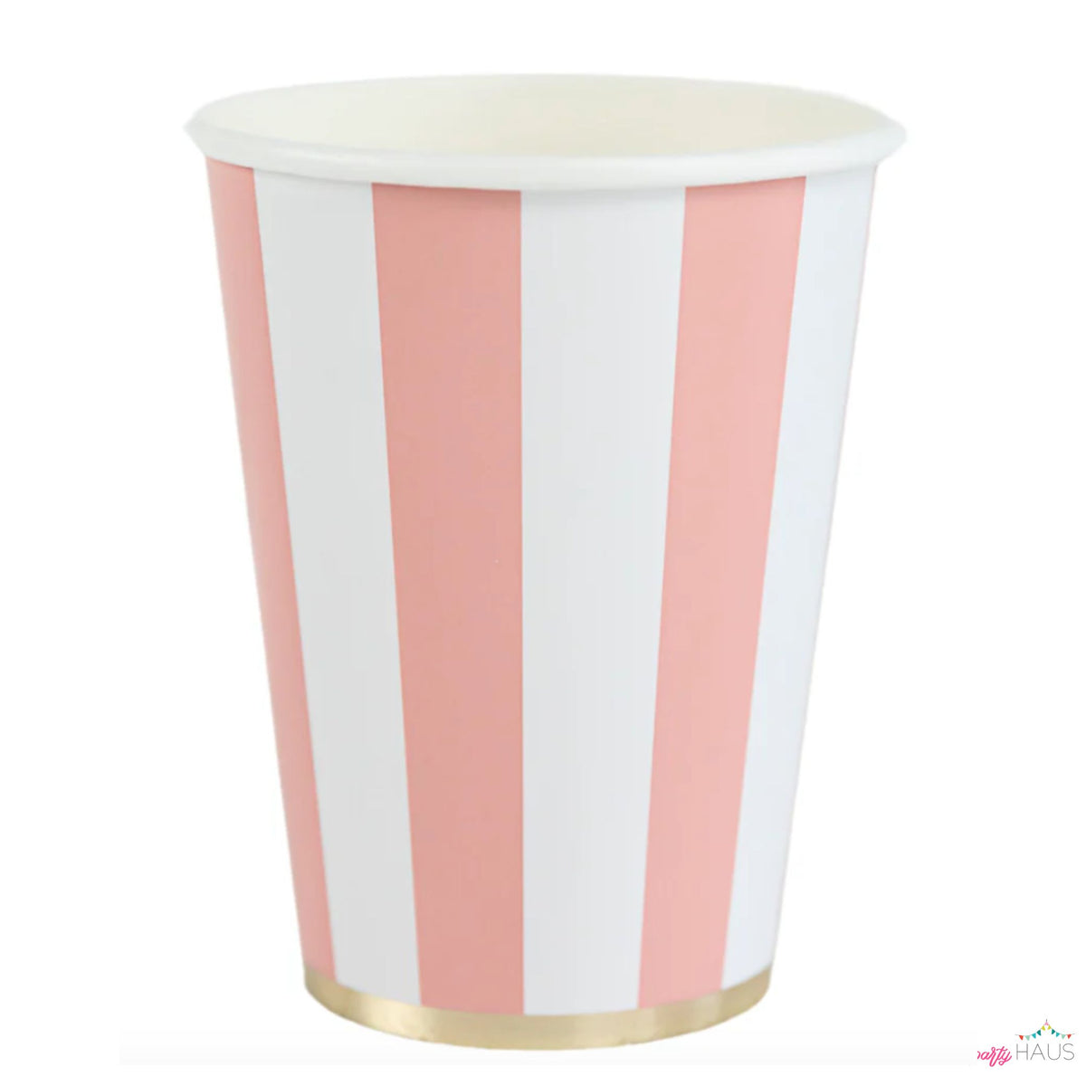 Pink Stripe Paper Party Cups | partyHAUS