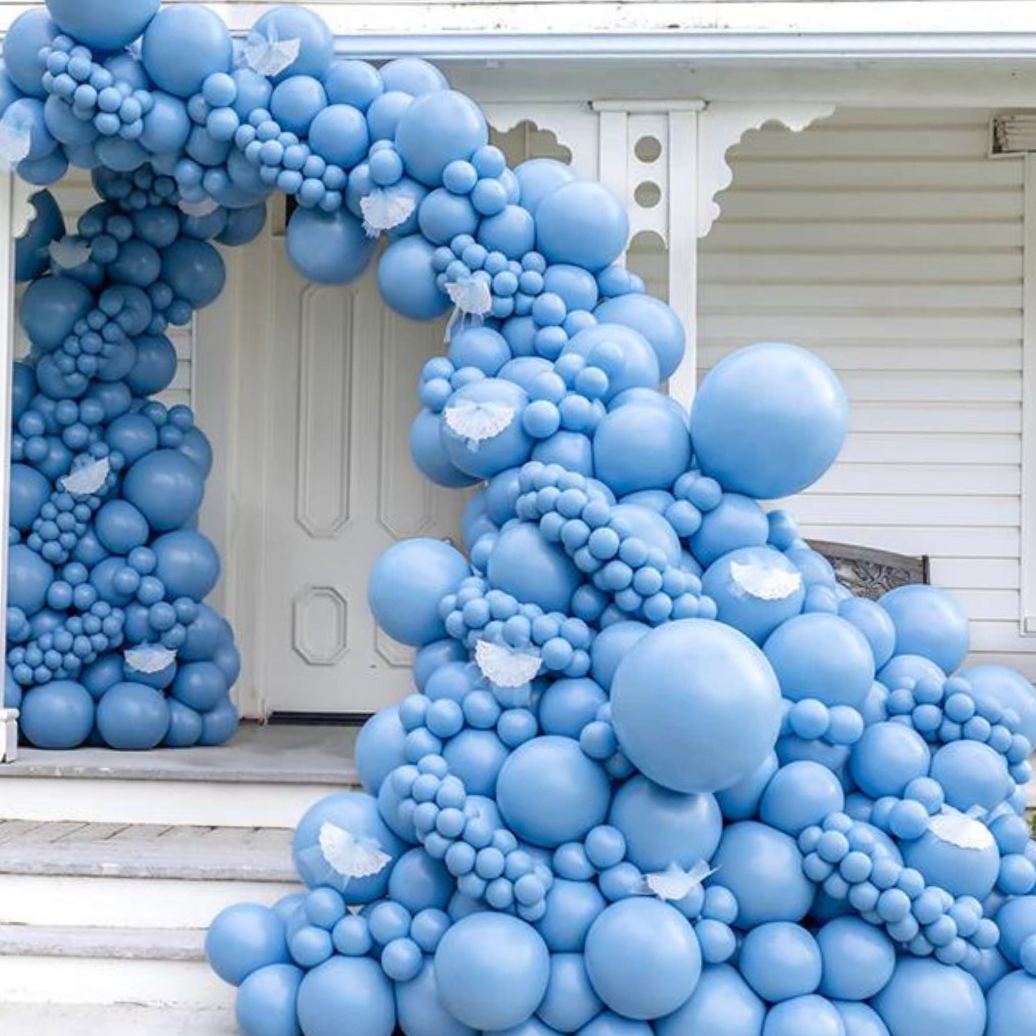 Tuftex Georgia Blue Latex Balloons | 17 Inch | partyHAUS