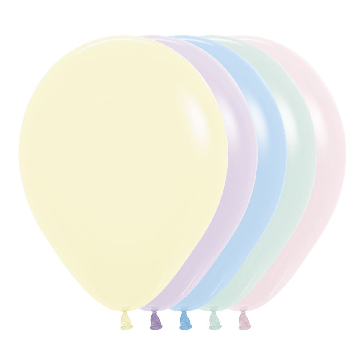 Matte Pastels Latex Balloons | 18 Inch | PartyHAUS