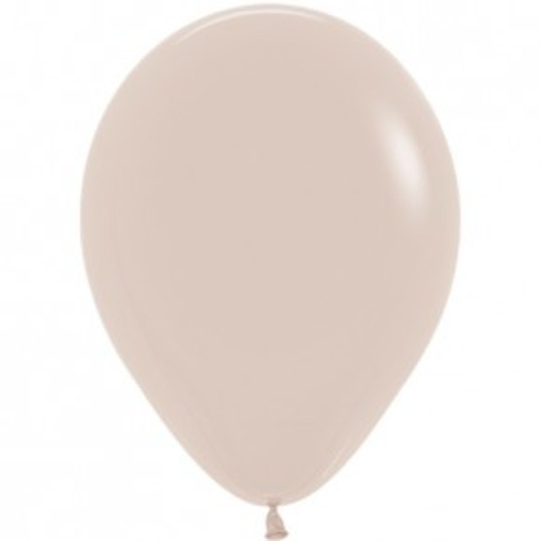 18 Inch White Sand Latex Balloons