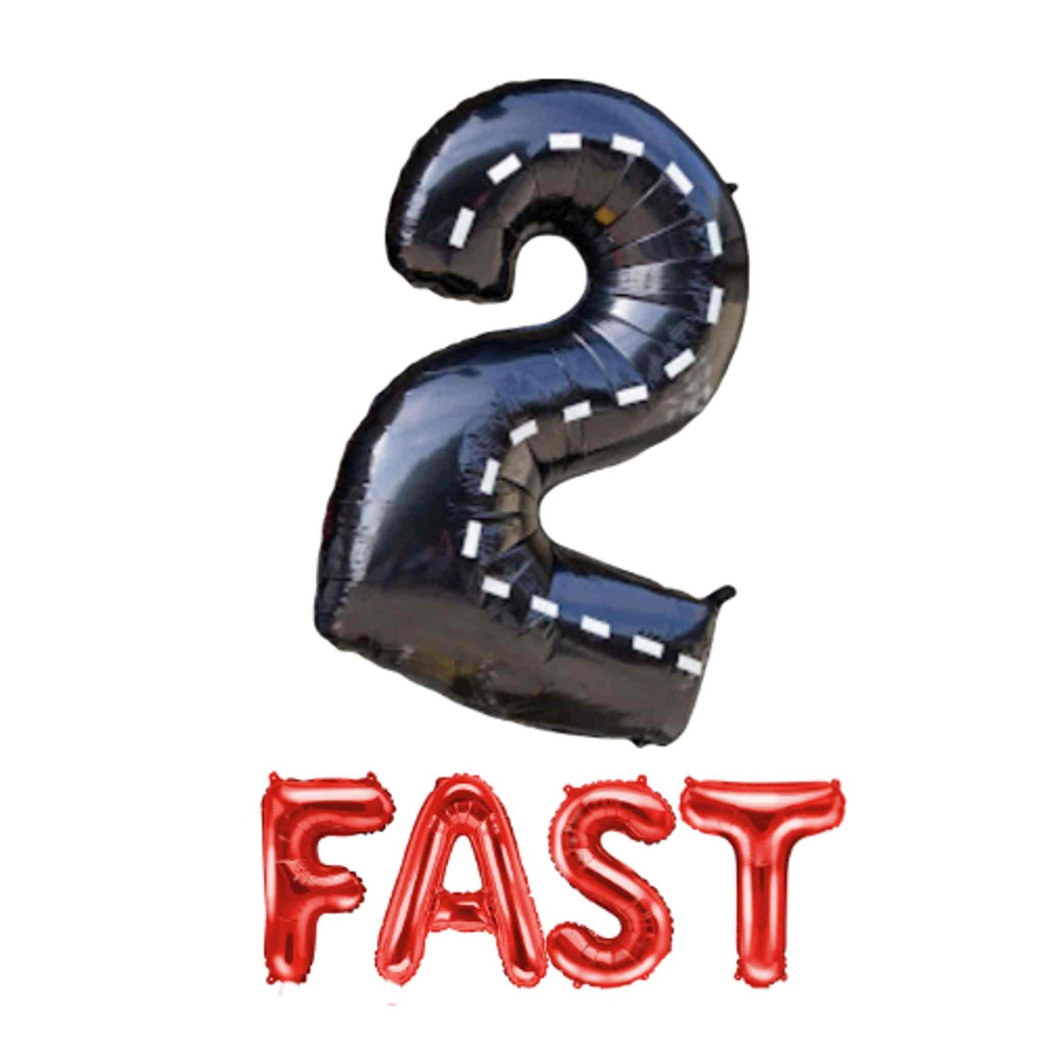 2 Fast Party Number Balloon Kit | partyHAUS