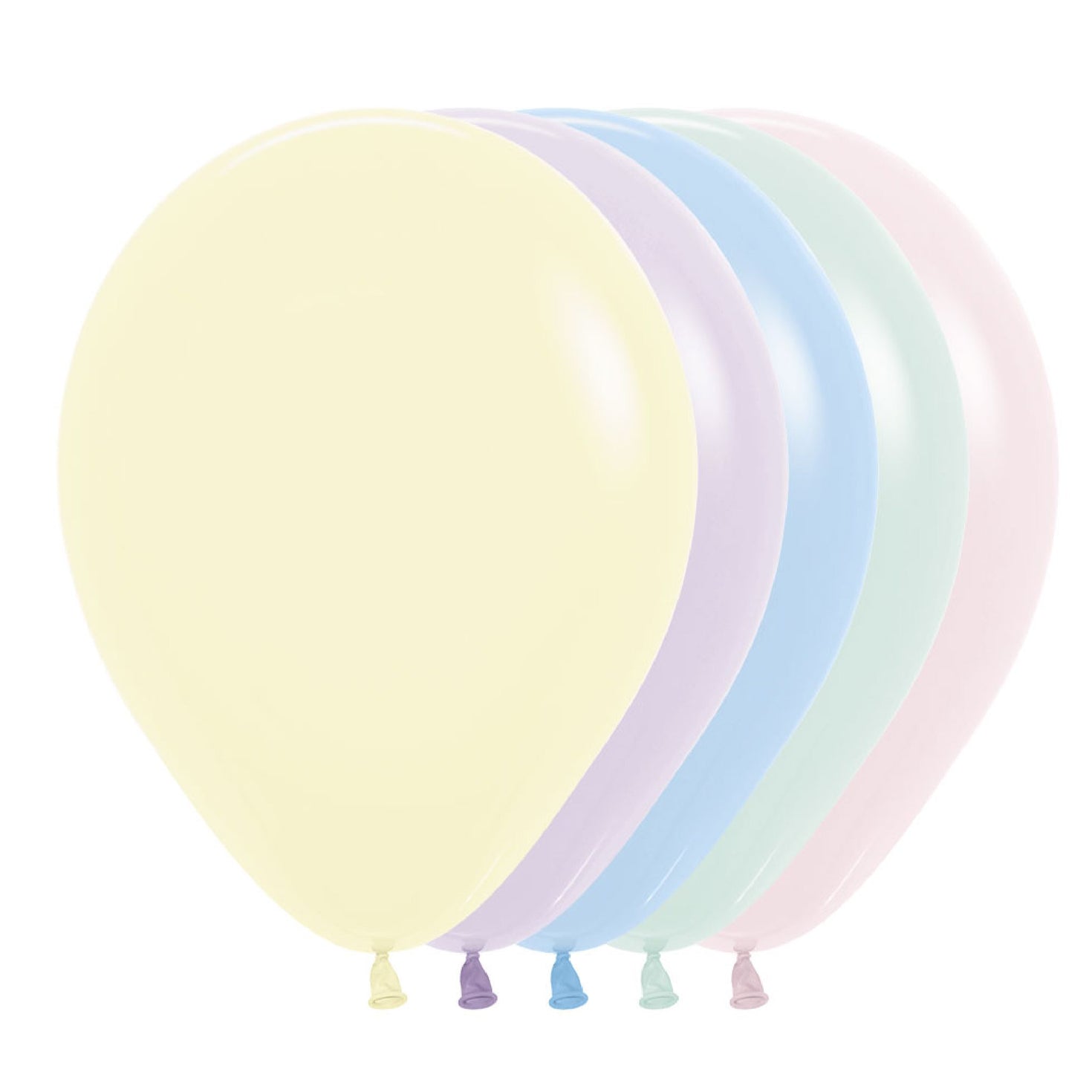 Betallatex Matte Pastels Latex Balloons | 5 Inch | PartyHAUS