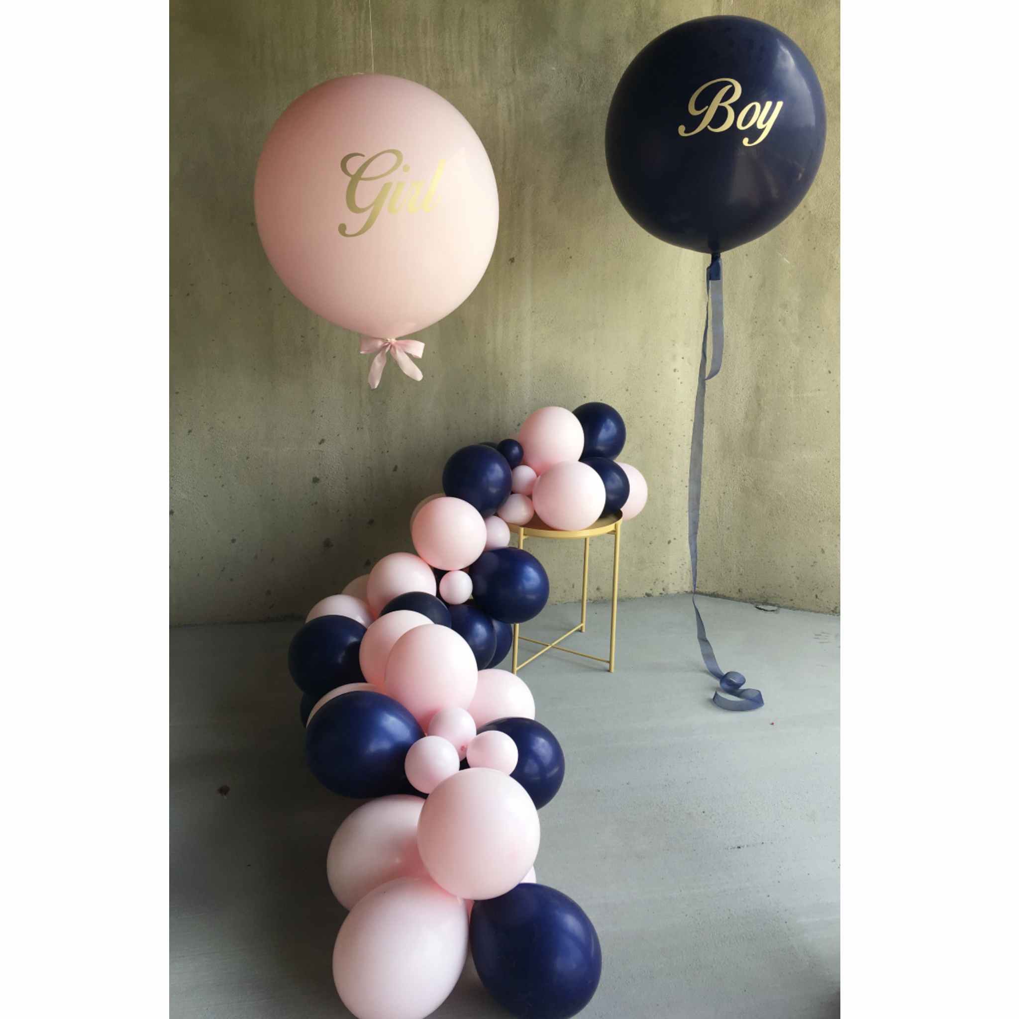 Gender Reveal Decorations,Gender Reveal Party Supplies,Beauty and Beats  Reveal Backdrop Sign for Navy and Blush Baby Shower Party Supplies Beauty  or Beast