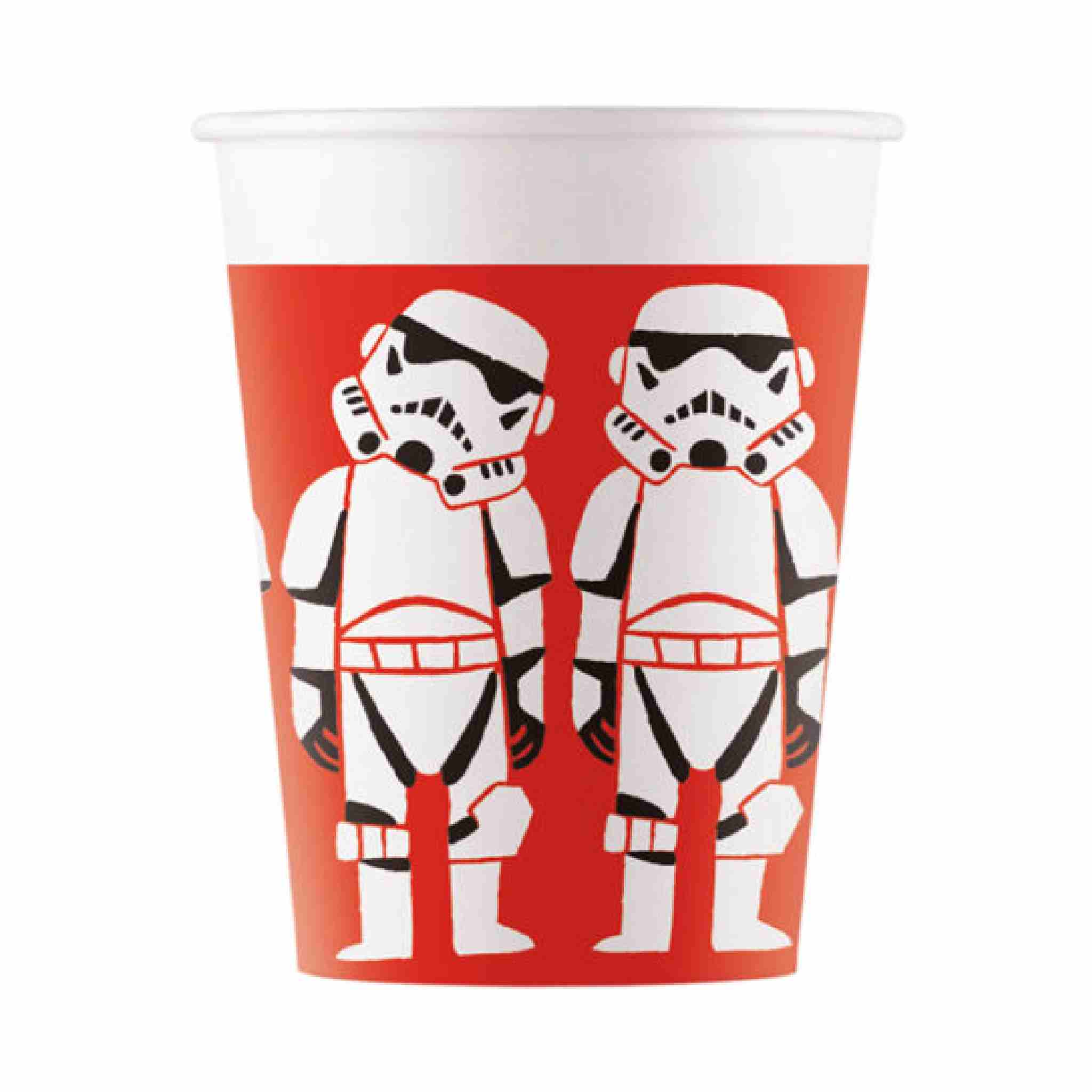 Star Wars Storm Trooper Paper Cups (200 ml) | partyHAUS