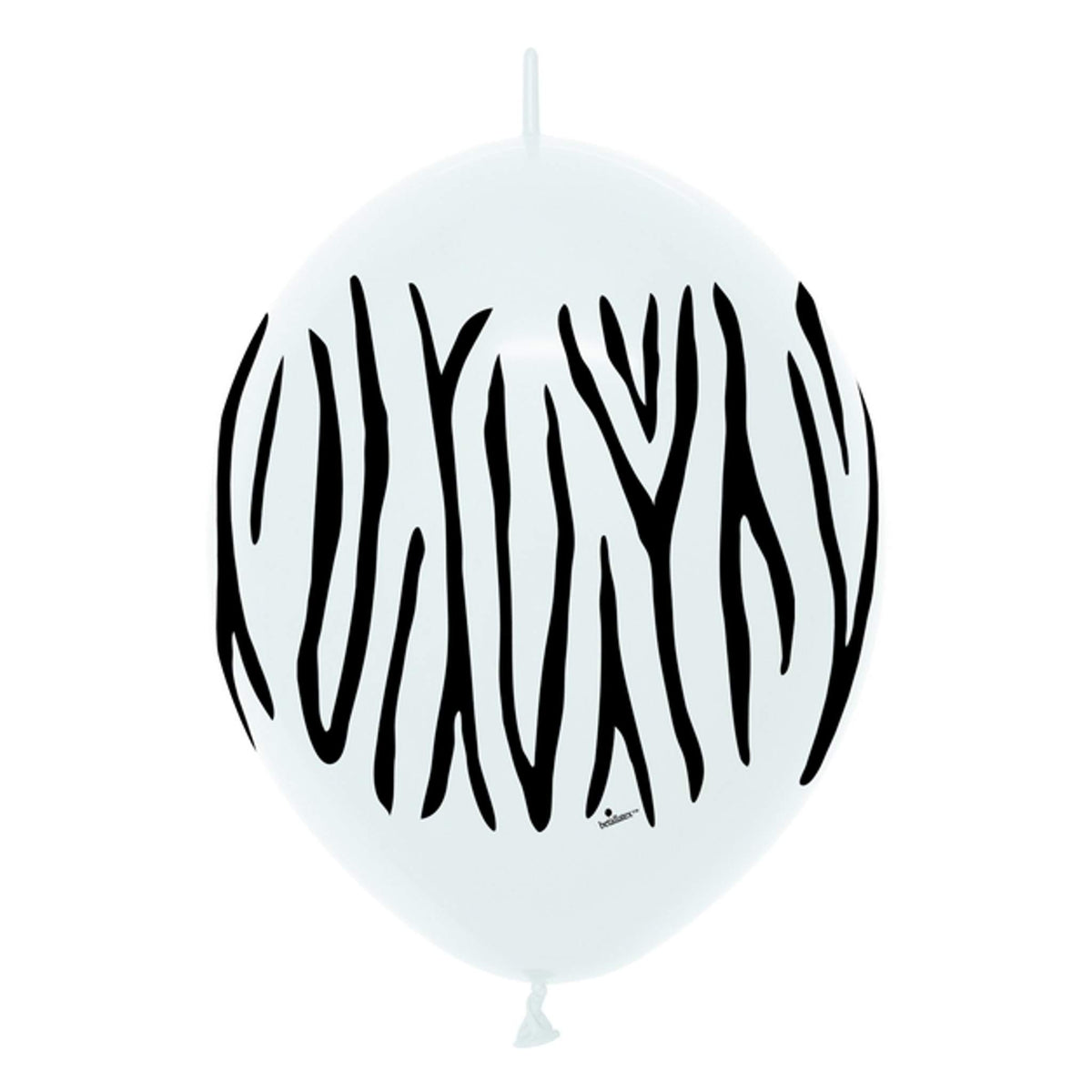 Betallatex Zebra Stripe Latex LINK-O-LOON® Balloons | 12 Inch | PartyHAUS