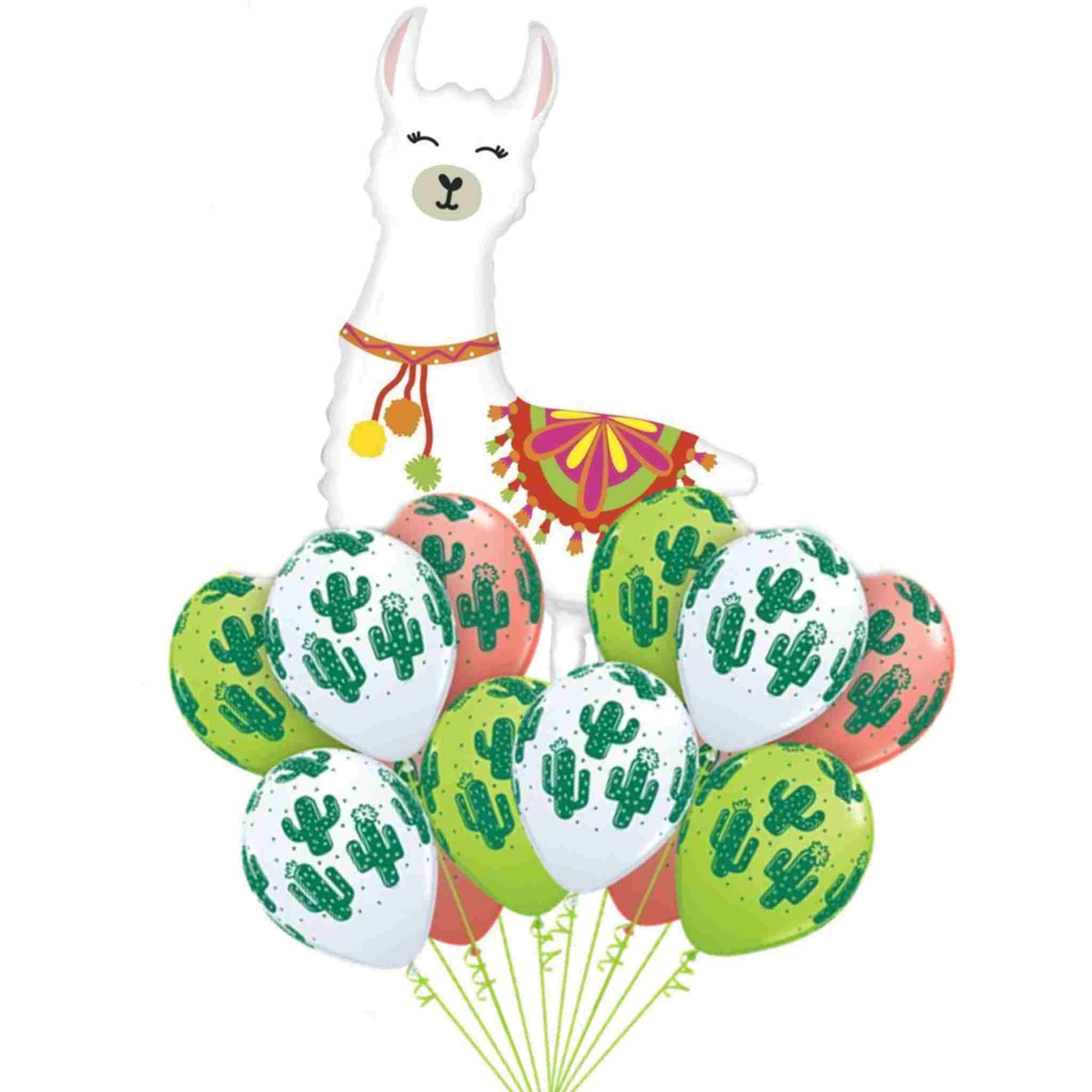 Unique Party 8x Llama-Latexballons 30 Cm – Königblau, Teal & Neon – Perfekt Für Die Lama-Geburtstagsparty Unique Party 8x Llama-Latexballons 30 Cm – Königblau, Teal & Neon – Perfekt Für Die Lama-Geburtstagsparty