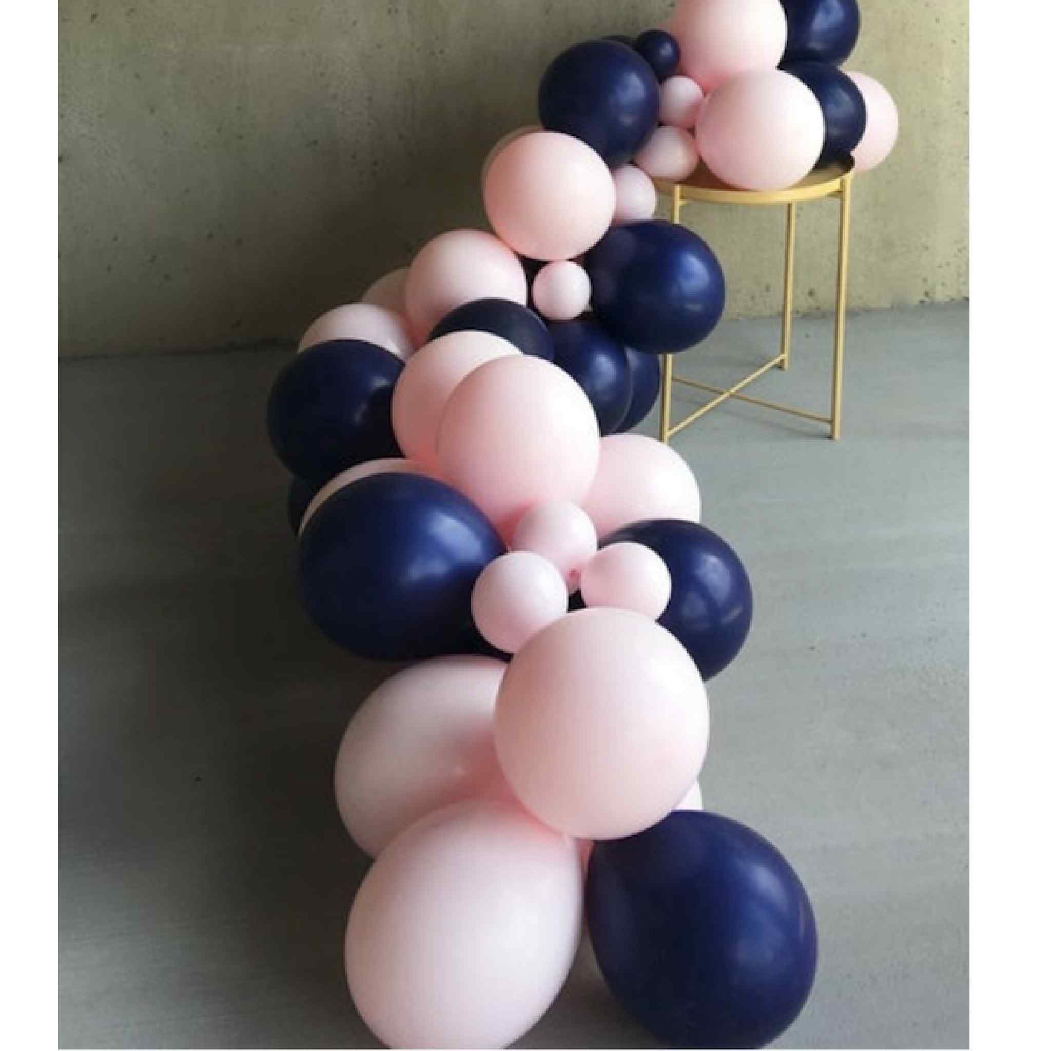 Navy & Pink Gender Reveal Garland Balloon Kit from Ellie's Party Supply