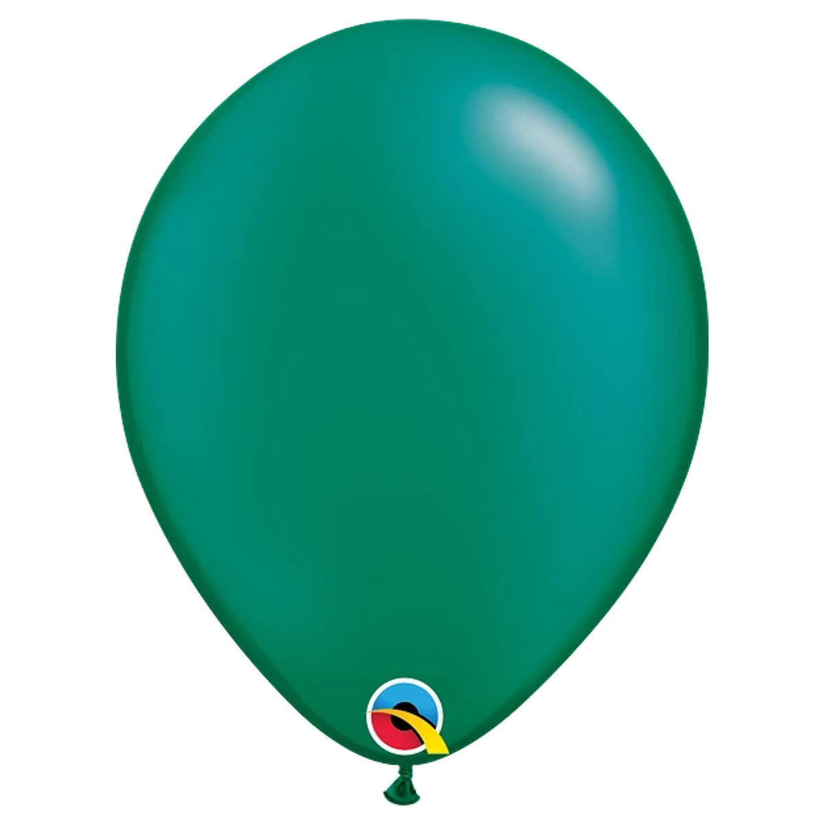 Qualatex Pearl Emerald Green Latex Balloons | PartyHAUS