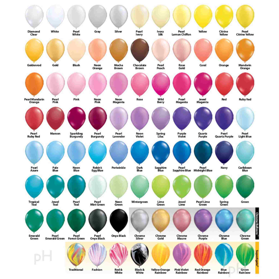 Qualatex Latex Balloons 9 Inch partyHAUS