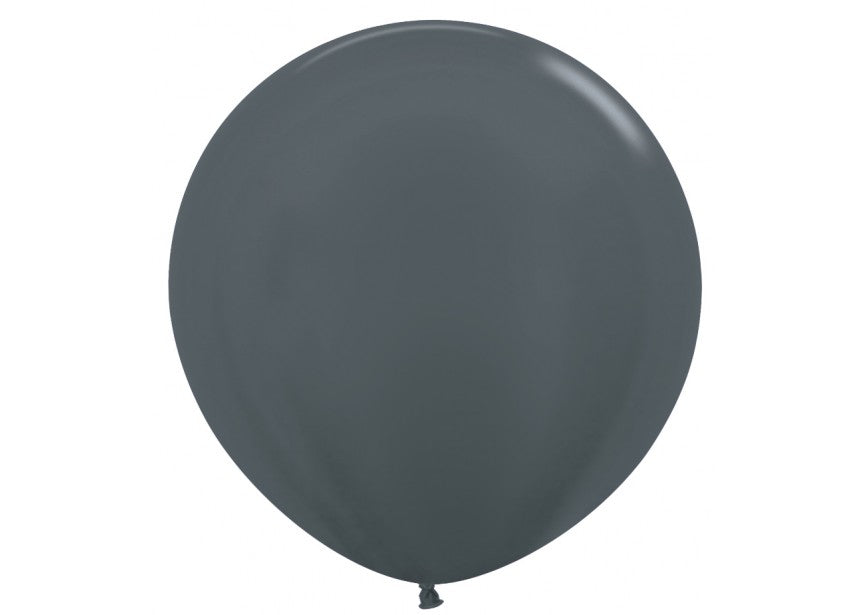 Metallic Graphite Latex Balloons | 5 Inch | partyHAUS