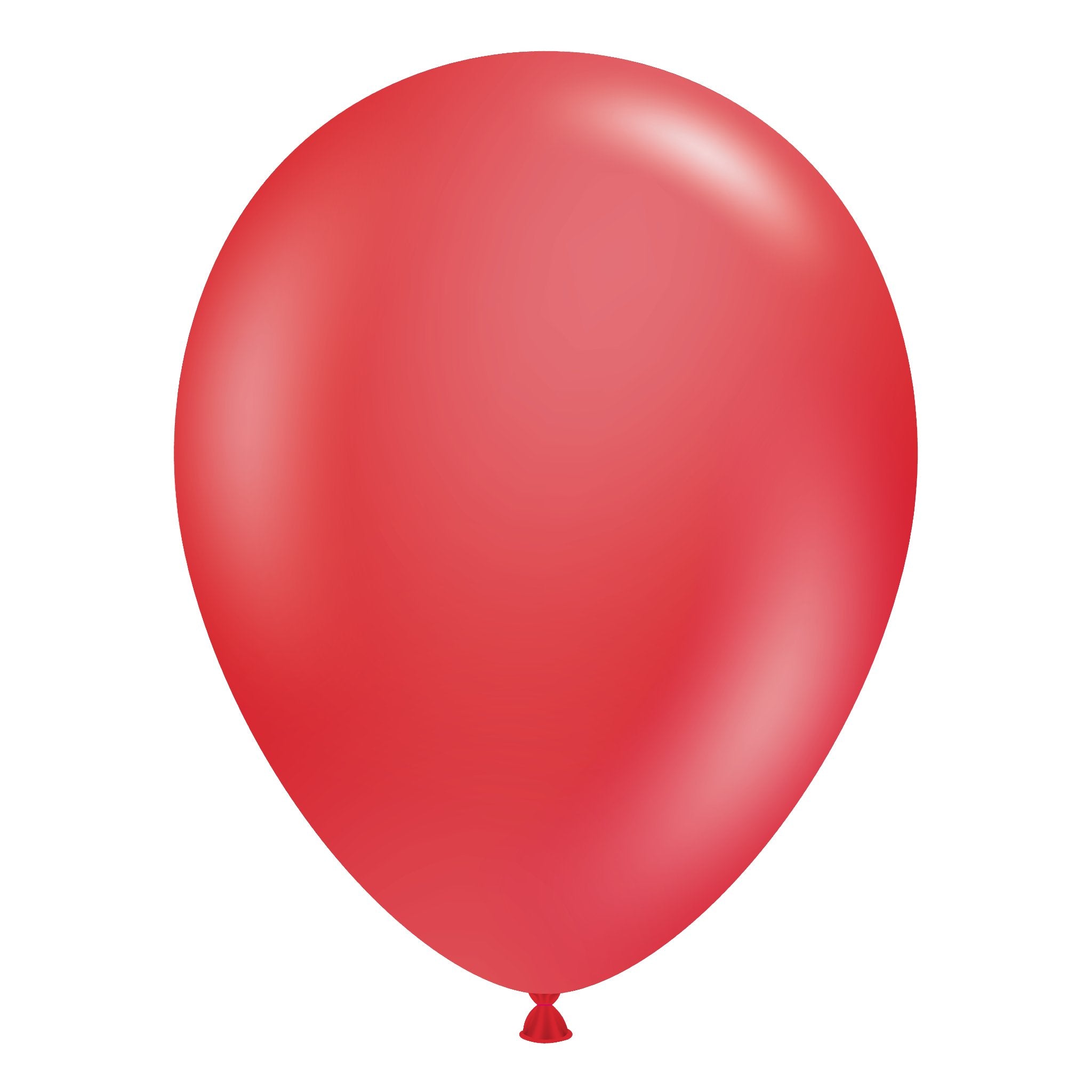 Tuftex 11in Crystal Red Latex Balloons 100ct